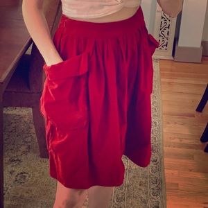 Maeve corduroy skirt
